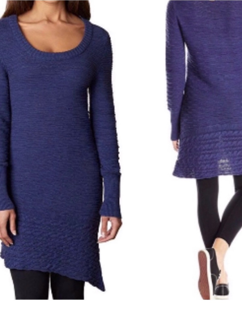 Prana Felicia Tunic in Gray Indigo S NWT